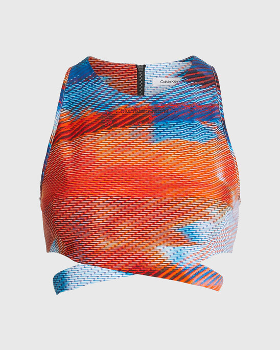 Movements Cut Out Back Zip Top