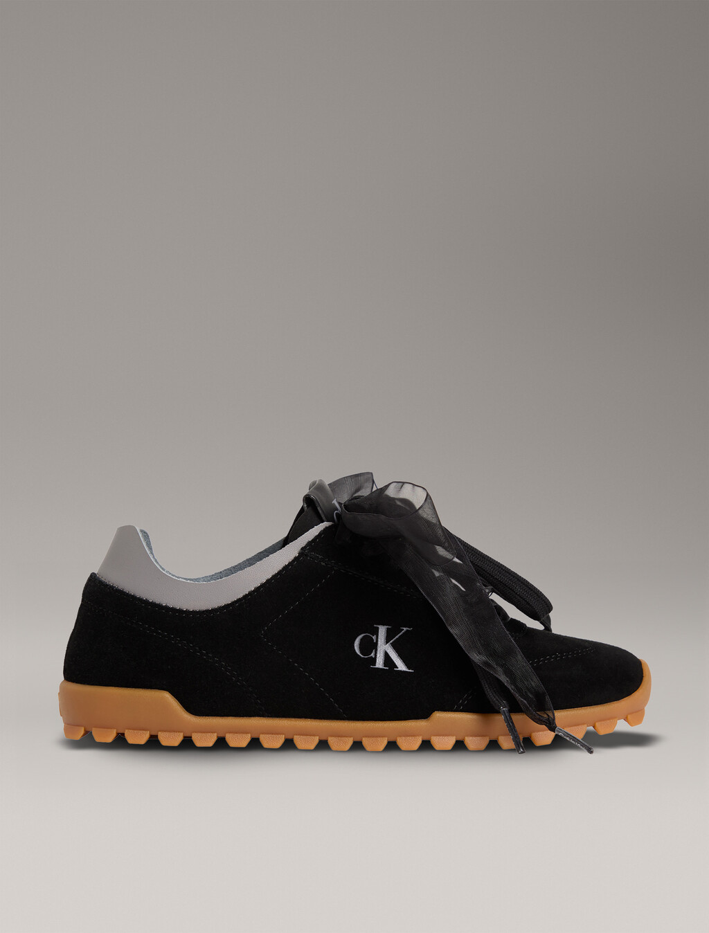 Murica - Suede Organza Runner Trainers, Ck Black, hi-res