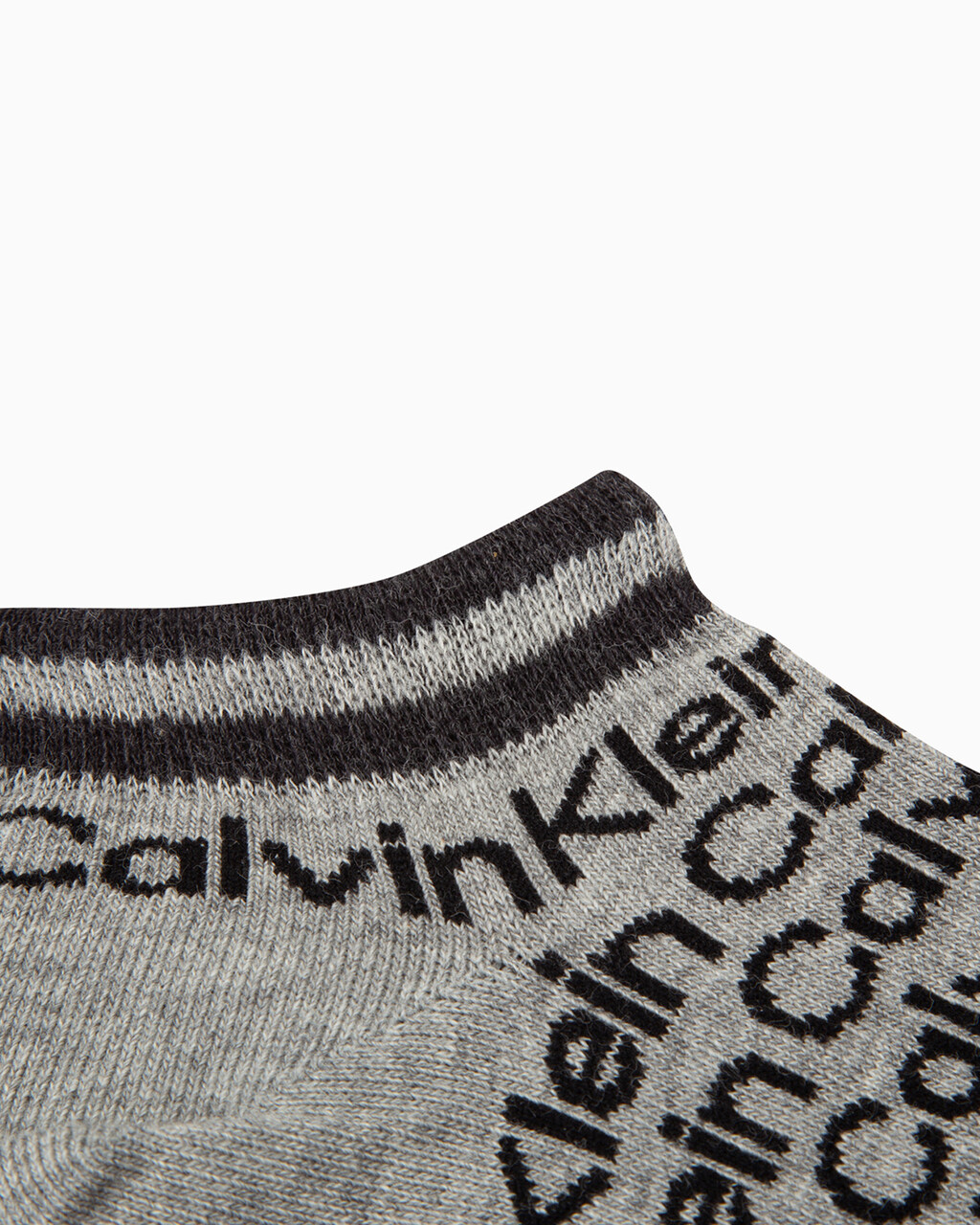 MEN'S LOGO LOW CUT SOCKS, MEDIUM GREY, hi-res