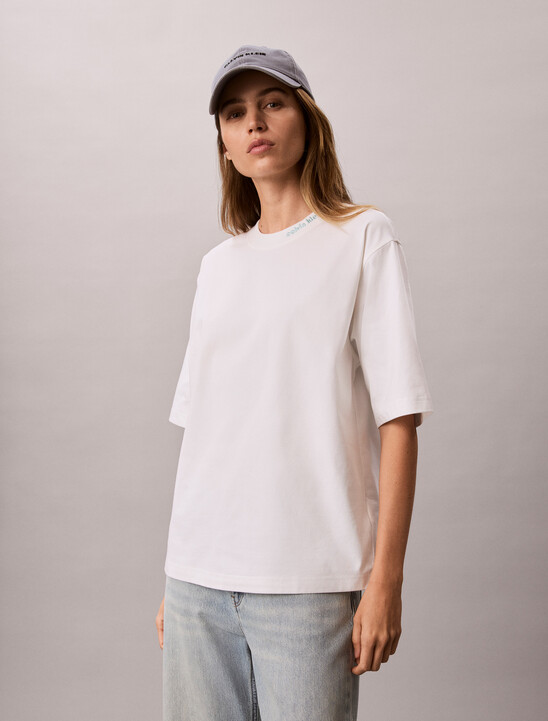 Cooling Cotton Jersey Relaxed Tee