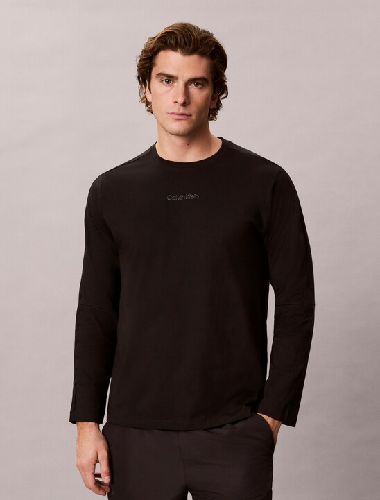 Embossed Logo Long Sleeve T-Shirt