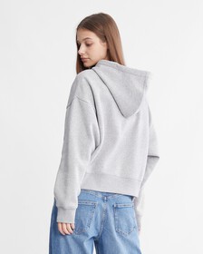Archive Logo Fleece Hoodie, HEROIC GREY HEATHER CM1BK 08, hi-res