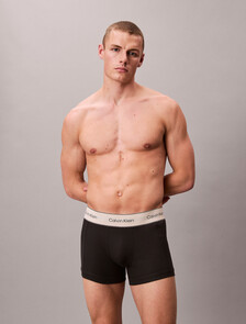 3 Pack Trunks - Heritage Cotton Stretch, Black/Black/Black, hi-res