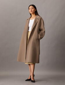 Hero Double Face Wool Blend Trench Coat, Amphora, hi-res