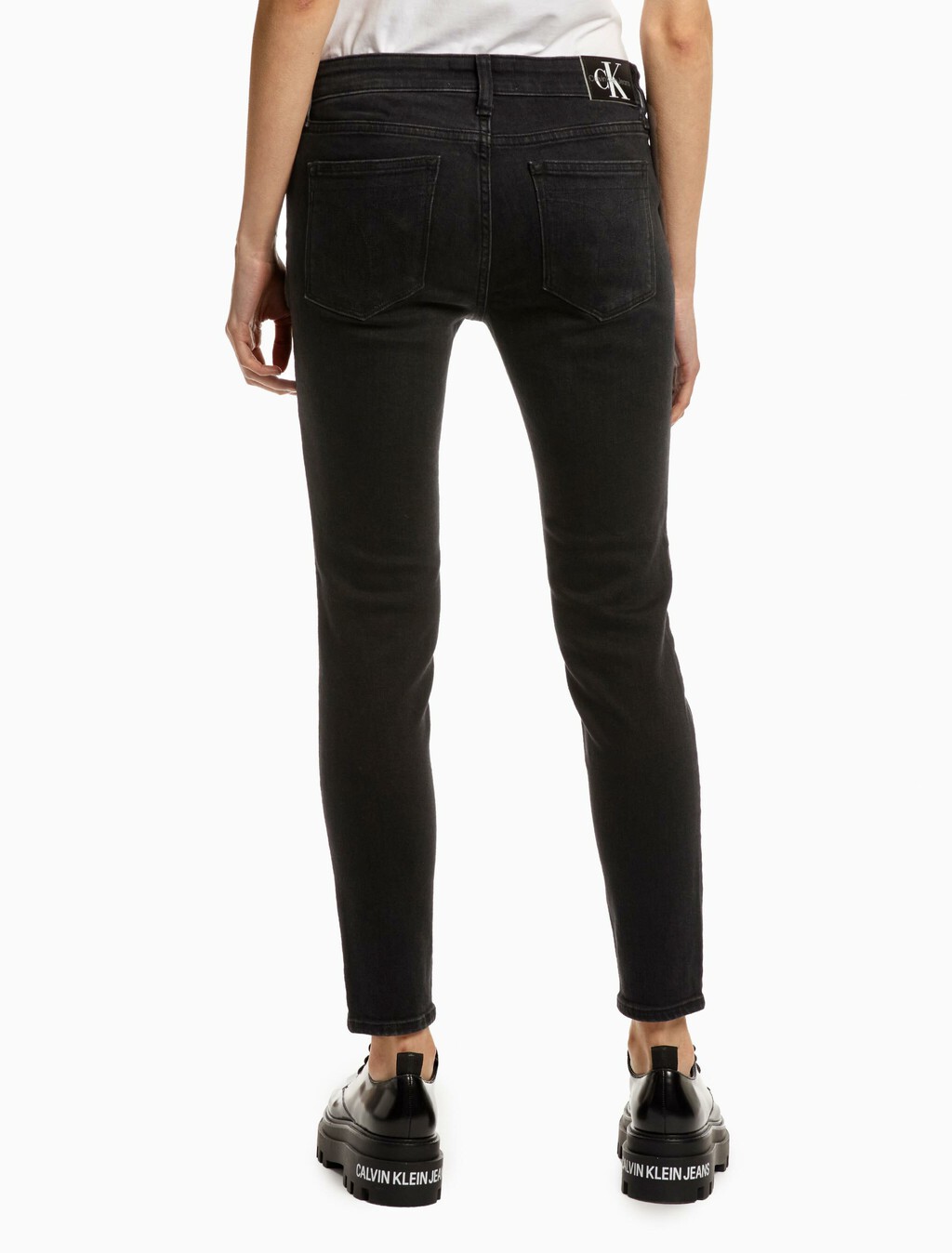Core Black Body Ankle Jeans, Acd Wash Black, hi-res