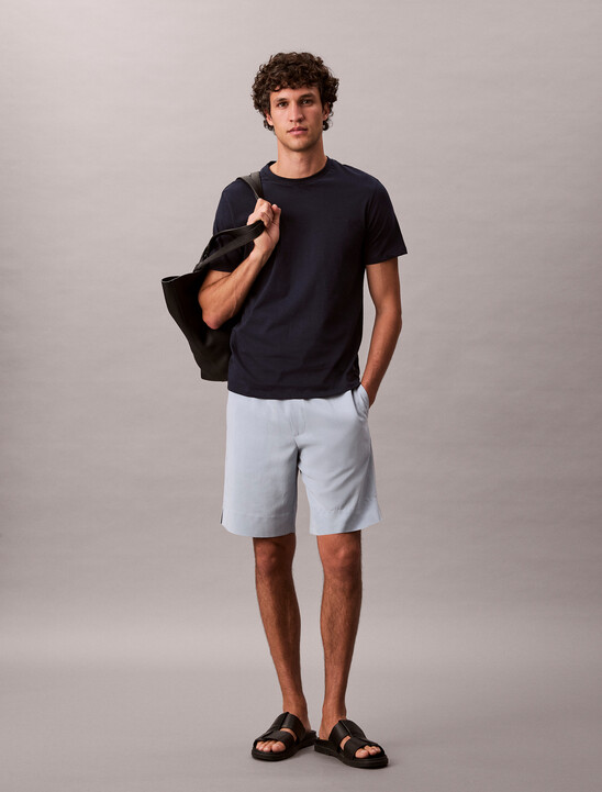 Solid Liquid Touch Crewneck Tee