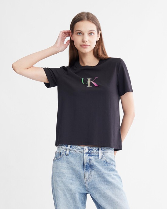 Hyper Real Gradient Monogram Tee
