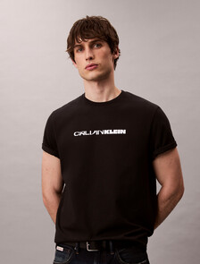 Bold Logo Graphic Relaxed T-Shirt, Black, hi-res
