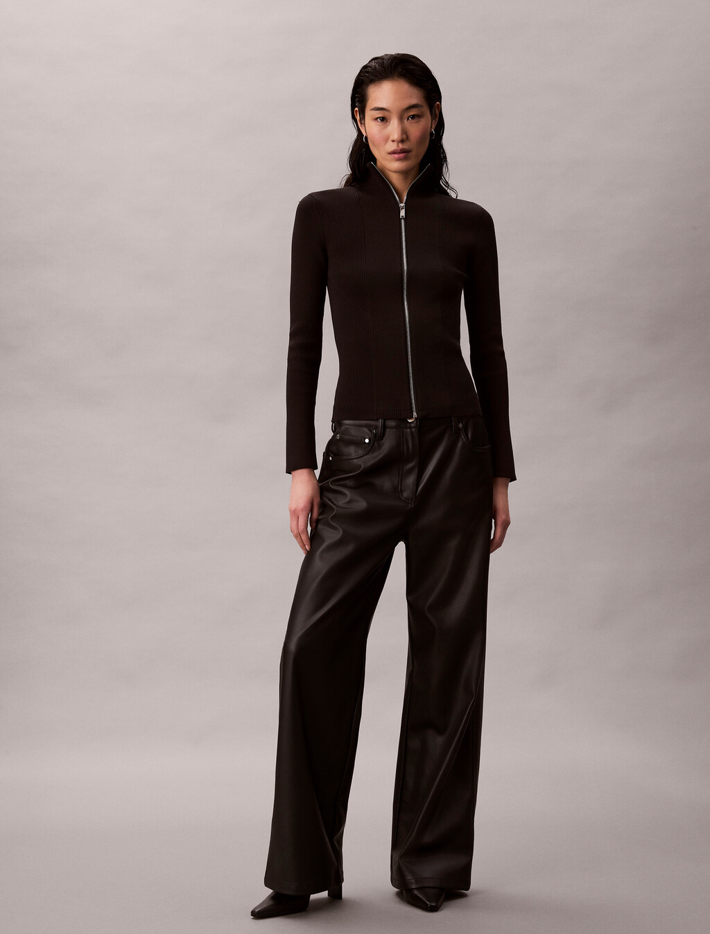 Tech Capsule Nylon Zip Jacket, Black, hi-res