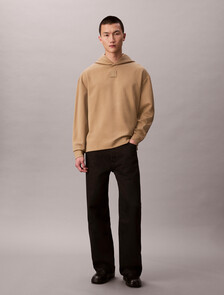 Stretch Wool Blend Hoodie, Lead Gray, hi-res