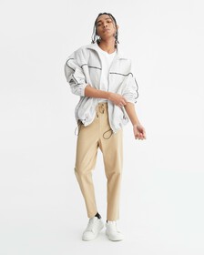LOGO PIPE WINDBREAKER, Ghost Grey, hi-res