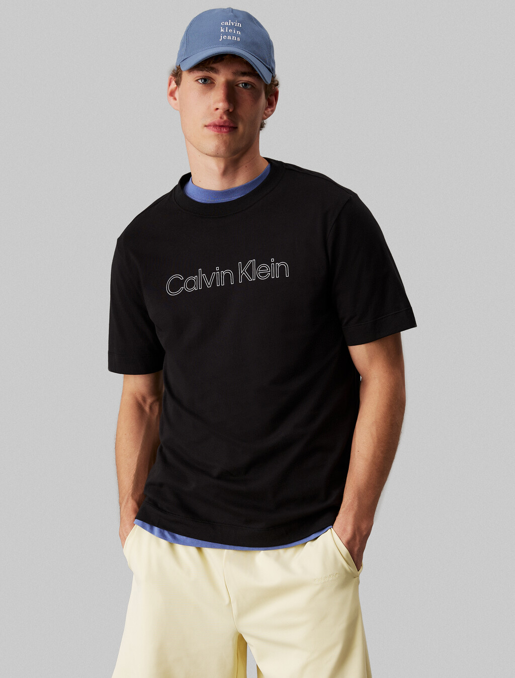 Essentials Short Sleeve Tee, Black, hi-res