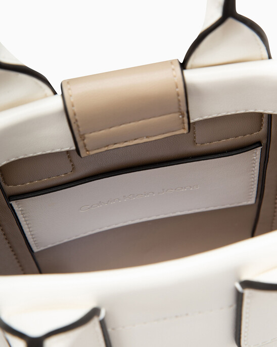 CKJ Sculpted Monogram Micro Tote