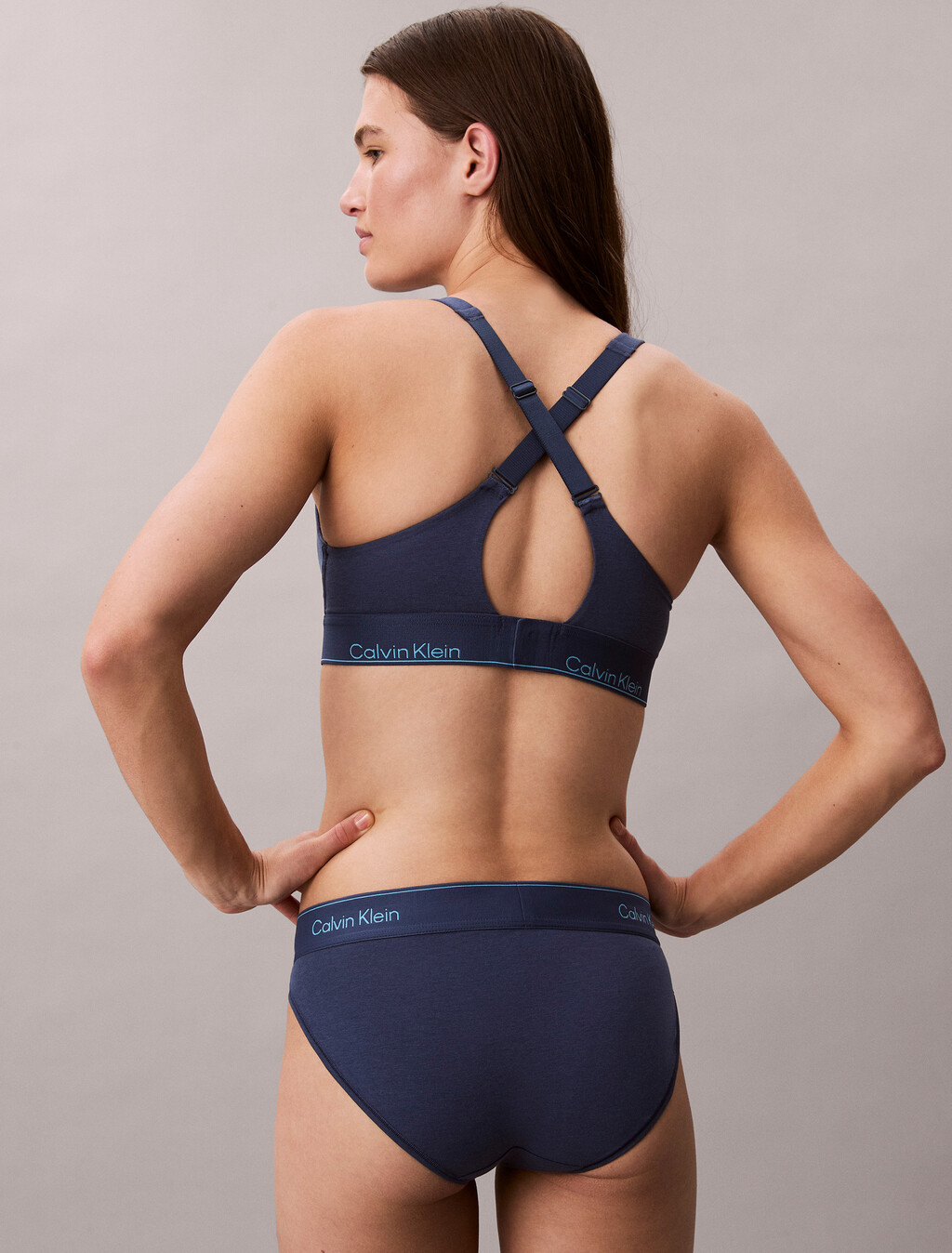 Bikini Briefs - Icon Cotton Modal, Dark Denim, hi-res