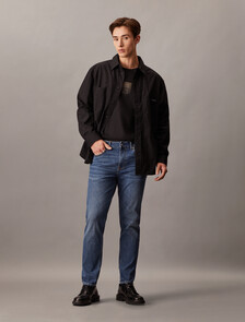 Soft Box Monogram Interlock Tee, Ck Black, hi-res