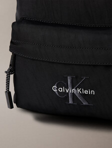 Small Round Backpack, Black, hi-res