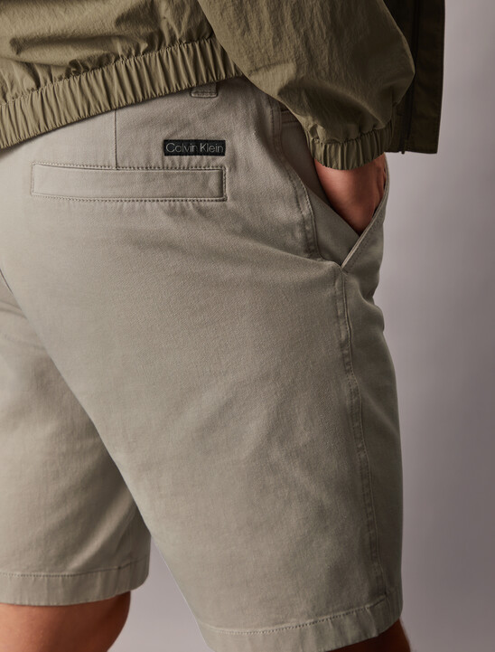 Essential Cotton Lyocell Chino Shorts