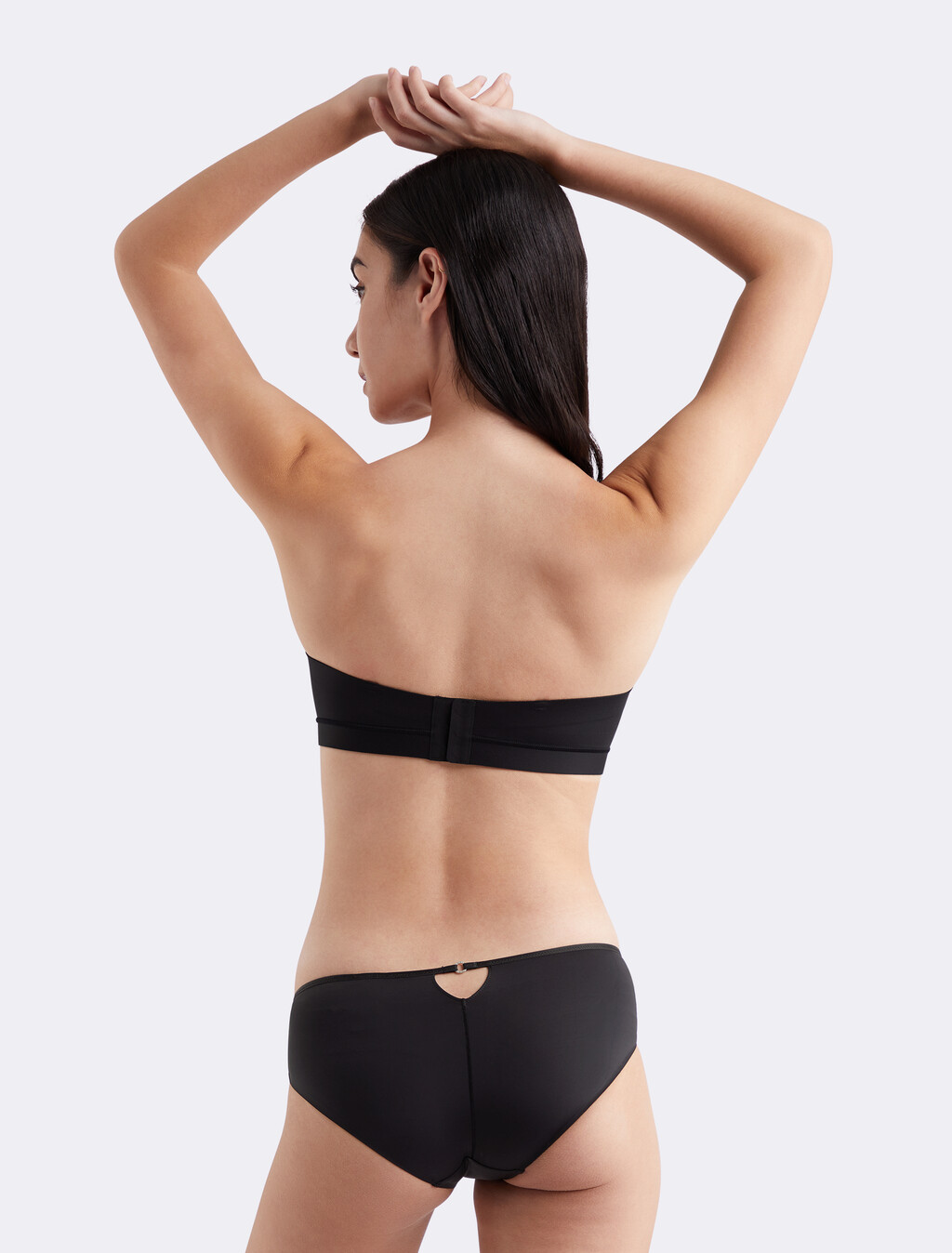Invisibles Push Up Strapless Bra, BLACK, hi-res
