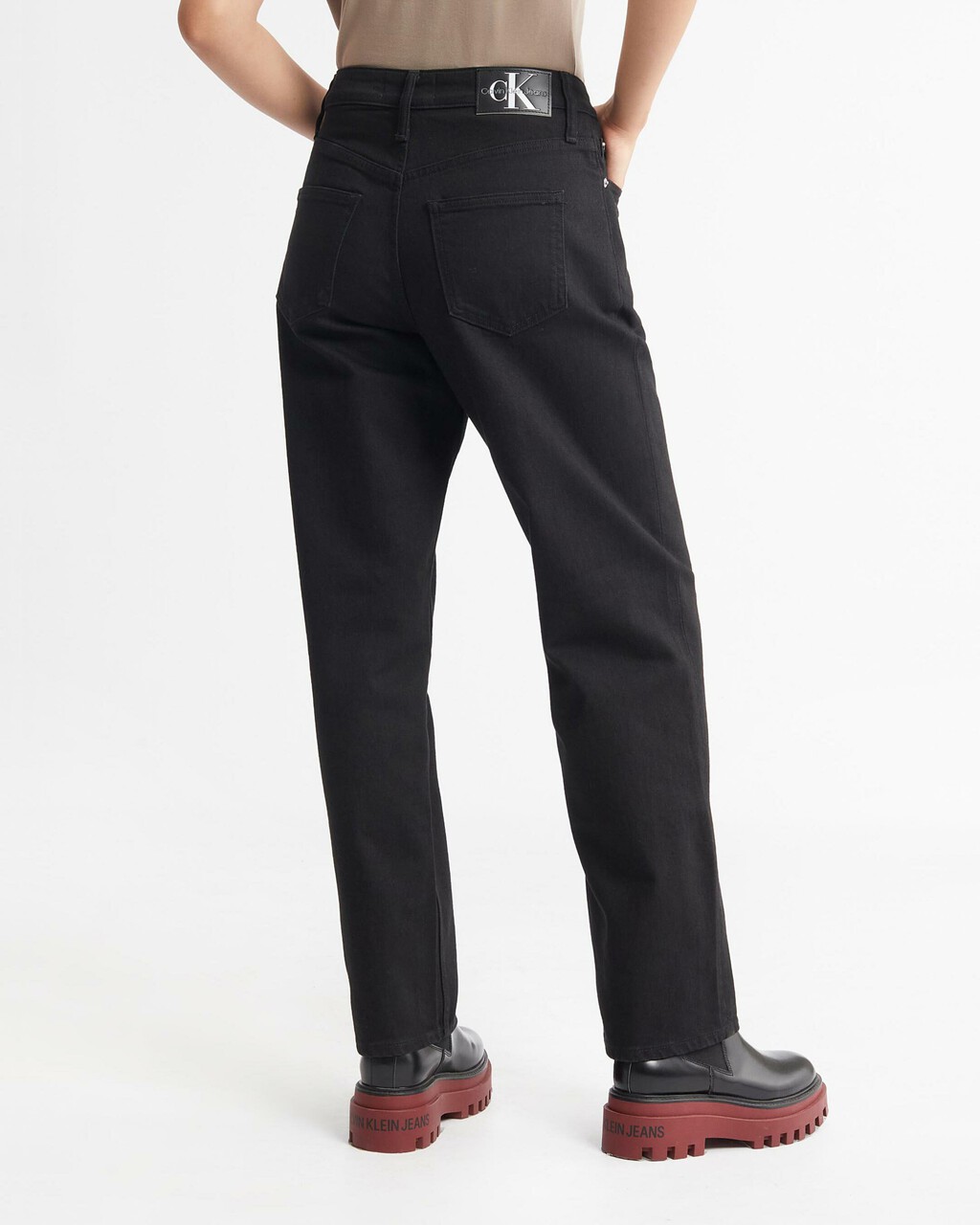 90S STRAIGHT BLACK ARCHIVAL JEANS, Rinse Black, hi-res