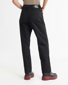 90S STRAIGHT BLACK ARCHIVAL JEANS, Rinse Black, hi-res