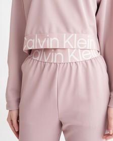 CK EFFECT KNIT SWEATPANTS, GRAY ROSE, hi-res