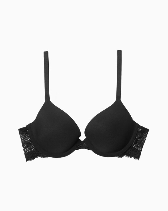 SCALLOPED LACE LIGHTLY LINED DEMI BRA