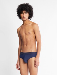 Ck Black Micro Hipster Briefs, Blue Shadow, hi-res