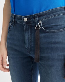 37.5 BODY 5 POCKET JEANS, Blue Black Hanger Loop, hi-res