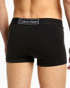 Reimagined Heritage Cotton Stretch Trunks, Black, hi-res