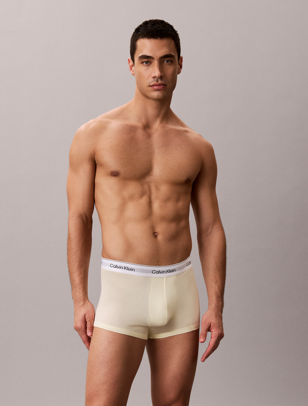 Icon Cotton Stretch Trunks 2 Pack, Blue Tulip/Pear Sorbet, hi-res