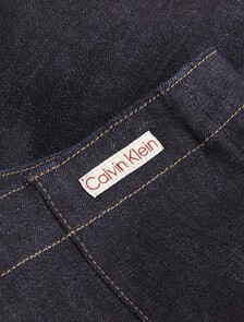 Tube Mini Denim Skirt, Denim Rinse, hi-res