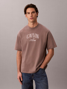 Relaxed Arched Logo T-shirt, Iron, hi-res
