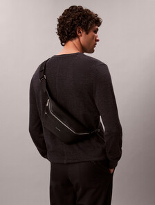 Micro Pebble Waistpack, Black, hi-res