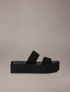 Flatform Sandal, Triple Black, hi-res