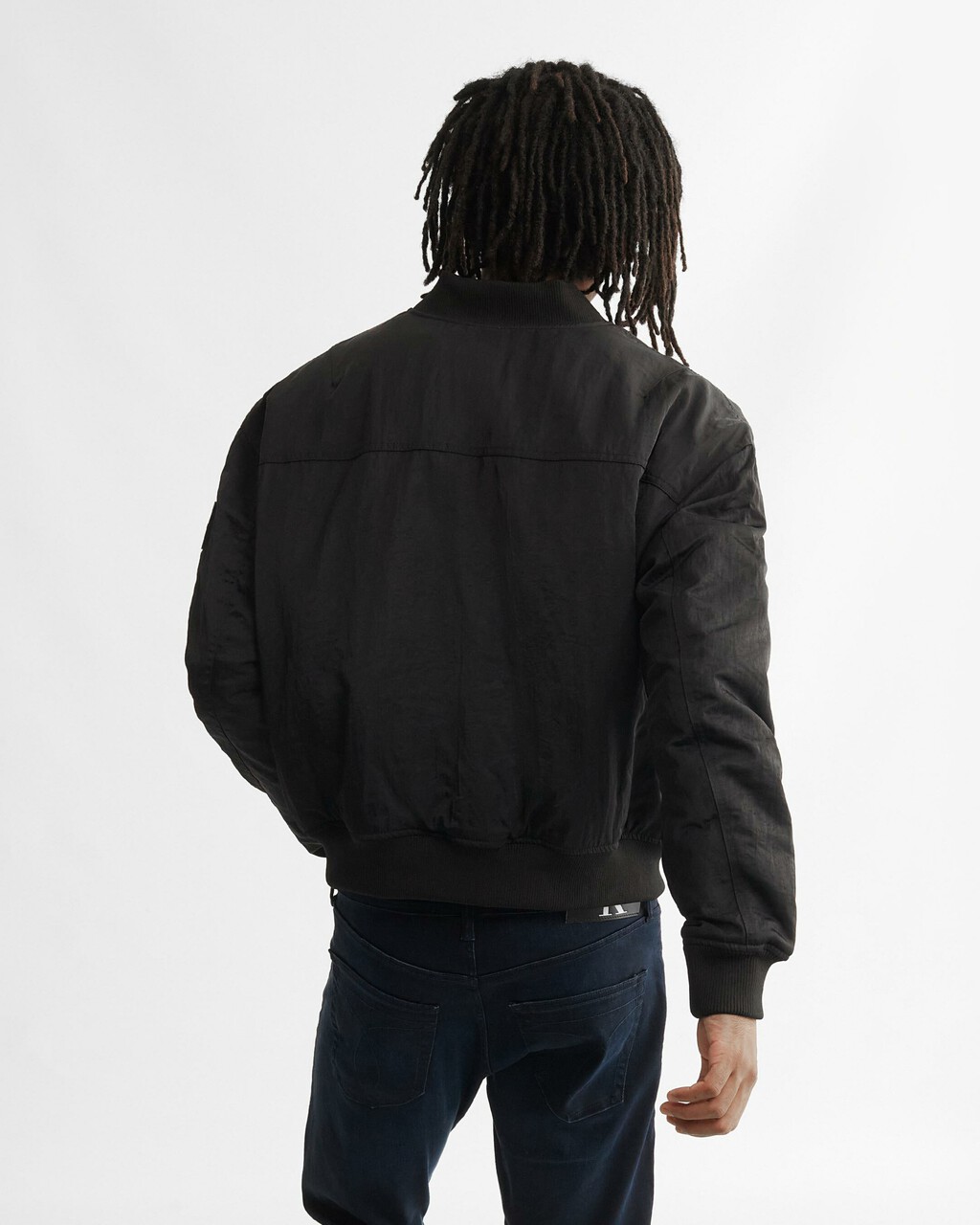 REVERSIBLE ALL OVER PRINT BOMBER JACKET, Ck Black/Polaroid Aop, hi-res