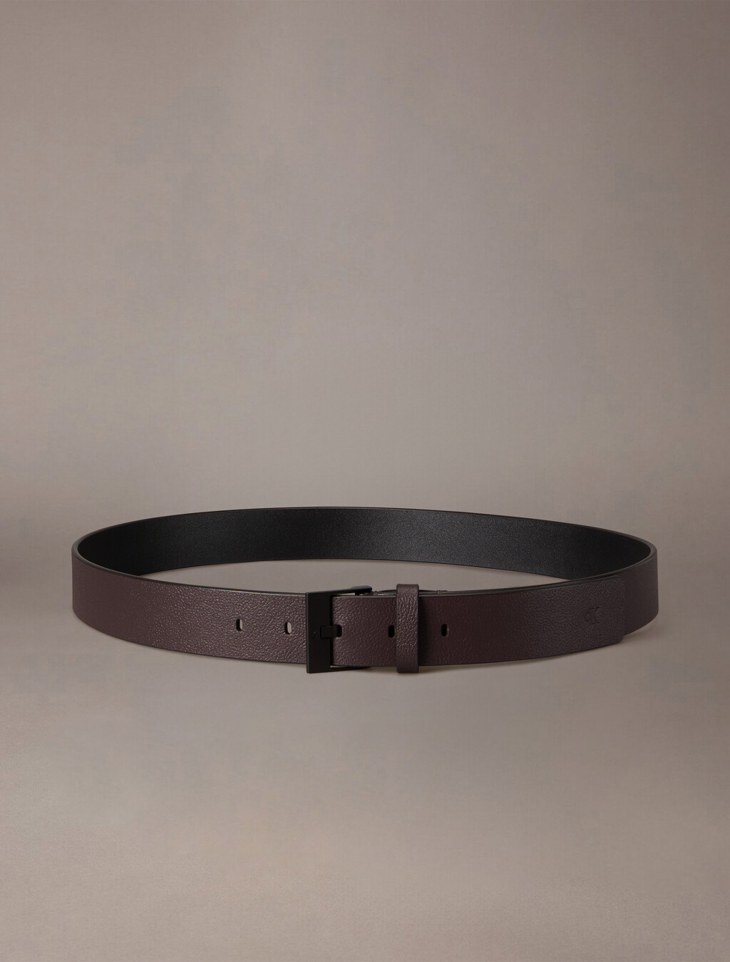 Square Buckle Belt 35mm, Bitter Brown, hi-res