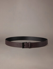 Square Buckle Belt 35mm, Bitter Brown, hi-res