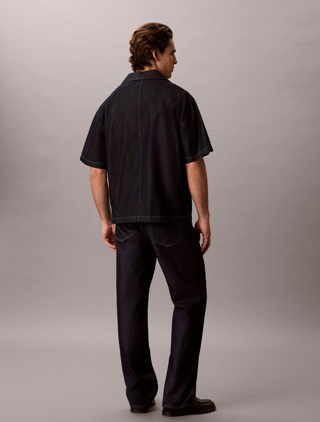 Eco Cool Short Sleeve Denim Shirt, RAW RINSE, hi-res