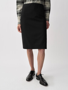 Luna Pencil Skirt, Black, hi-res