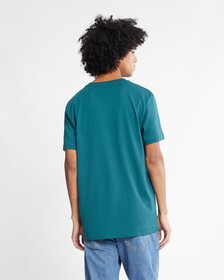 Monogram Organic Cotton Tee, Atlantic Deep, hi-res