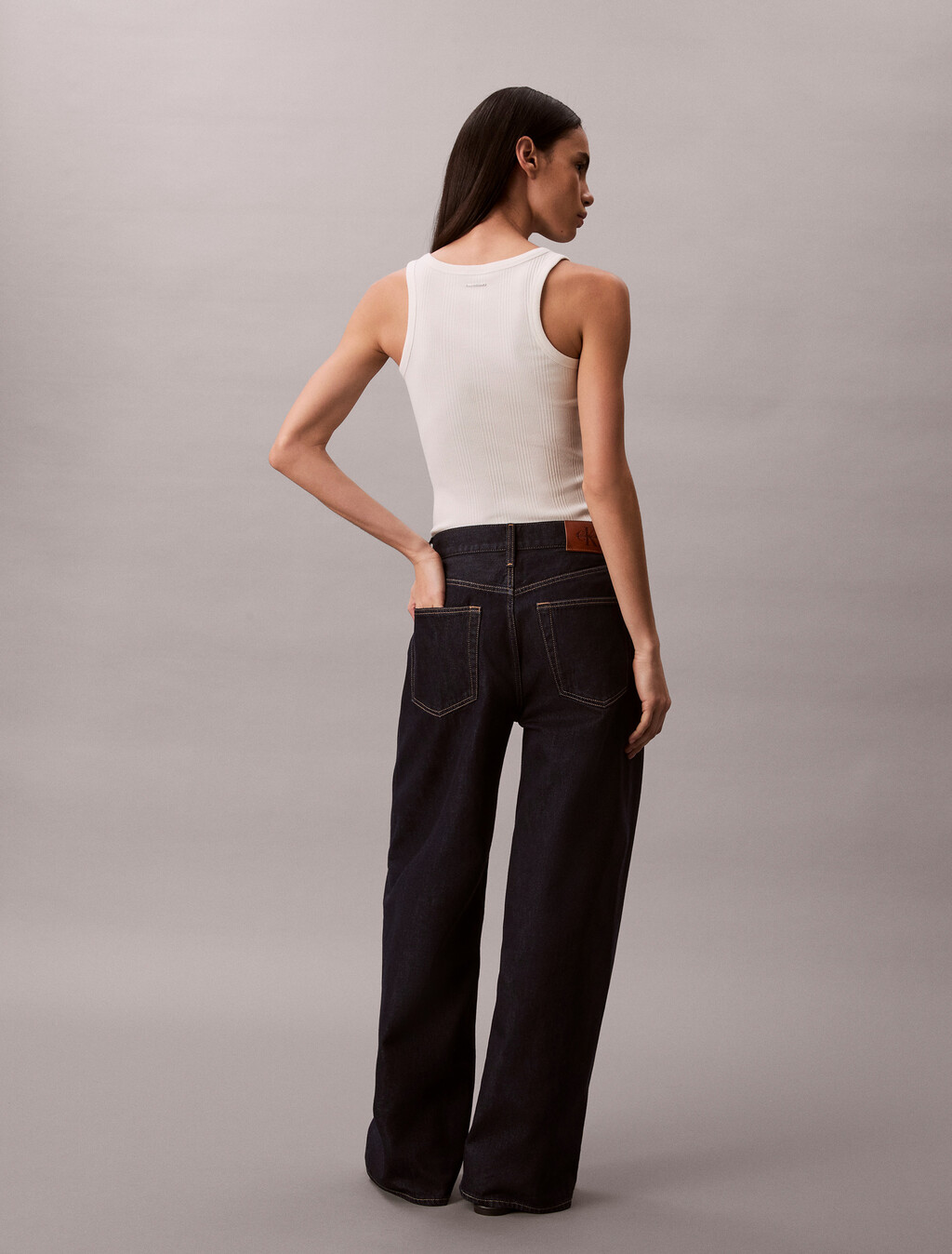 Eco Cool Wide Leg Jeans, CK CLASSIC RINSE, hi-res