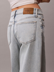 COOLMAX Washed High Rise Wide Leg Jeans, WASHED LIGHT INDIGO, hi-res