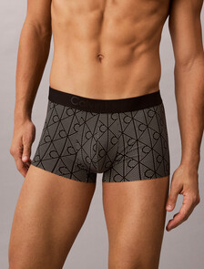 Low Rise Trunks - CK Black, PERFORATED EMBLEM BLACK, hi-res