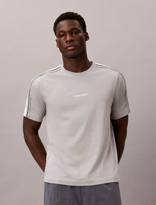 Performance Cotton Blend Gym T-shirt, Neutral Gray, hi-res