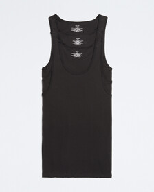 Cotton 3-Pack Tank Top, 3 Black (Legacy 001), hi-res