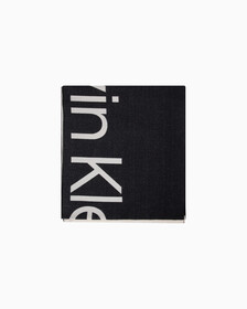 Logo Scarf, BLACK, hi-res