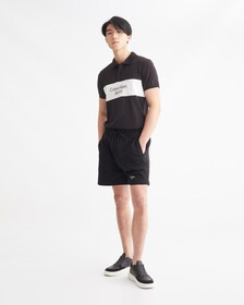 Nocturnal Reds Color Block Polo, CK BLACK, hi-res