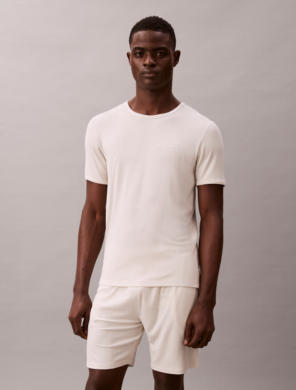 Modal Rib Knit Set, Chalk, hi-res