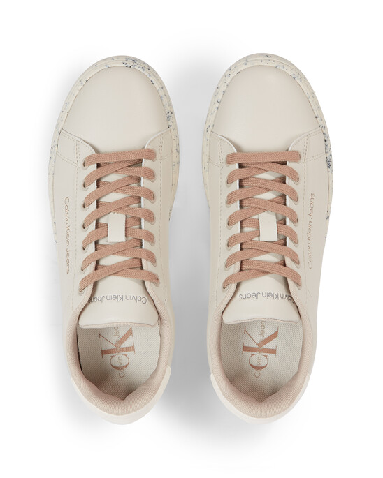 Faux Leather Trainers