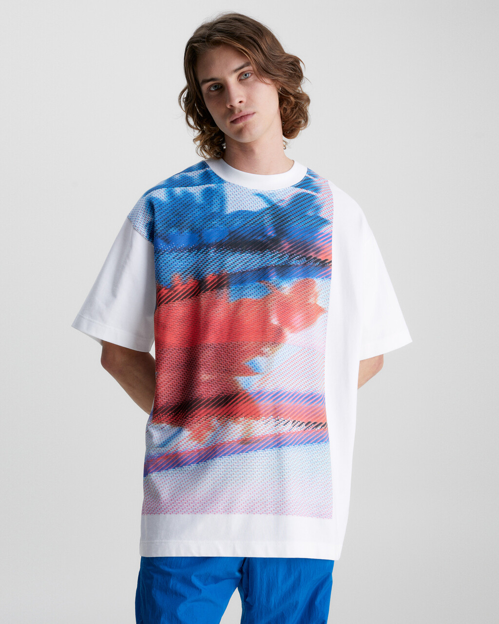 OVERSIZED PRINTED T-SHIRT, Bright White, hi-res